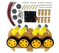 Smart Motor Robot Car Chassis Kit, con un tachimetro Encoder e quattro motoriduttori, per Arduino compatibile Robot Car Chassis Platform