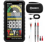 Smart Multimetro Digitale Ricaricabile Tester 6000 conteggi TRMS con Schermo