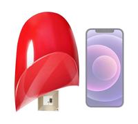 Smart Nail Chip, Flexible Soft Nail Decals, Standout Style Radiance, Phone Access Card Tips, Enabled Manicure Add-On, Stylish Mobile Security Solution for Office, Home Use, 0.2x0.2x0.08 inches