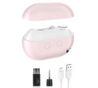 Smart Nail Clipper, Multifunctional Electric 3-In-1 Functional Smarts with Replaceable Grinding Head, Small Brush for Seniors Adults(PINK)