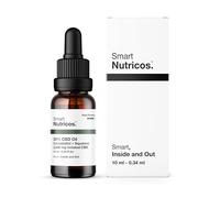 Smart Nutricos - Olio con CBD 30% + Squalano - 10 ml - Formula con 3.000 mg di Cannabidiolo Certificato - Base di Cocco e Semi di Canapa Biologica - Registrazione CPNP - Prodotto in Europa