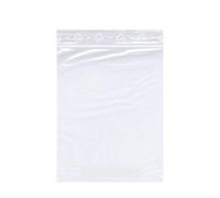 Smart Pack Con 100 sacchetti con chiusura a pressione, 220 x 310 mm, DIN A4, 50 m, resistente LDPE, sacchetti Zer trasparenti, per uso alimentare, set di sacchetti piatti ZipLock di Smart PackTM