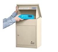 Smart Parcel Box - Box pacchi medio beige con accesso frontale