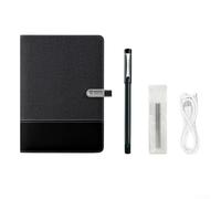 Smart Pen Notebook Set, 17,5 * 24 * 5 cm portatile riutilizzabile taccuino digitale in tempo reale nota digitalizzazione Bluetooth compatibile (penna intelligente + carta)