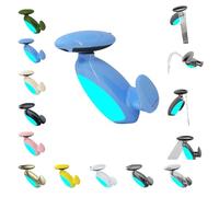 Smart Penguin Faucet, Penguin LED Smart Faucet with 360° Rotating Pull-Out Sprayer, 4 Water Flow Modes, Dual Control of Hot and Cold, Multi-Functional Bathroom Sink Tap (Blue)