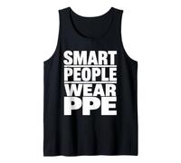 Smart People Wear DPI sul Posto di Lavoro Sicurezza Cultura Campagna Regalo Canotta