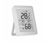 Smart per sensore zigbee temperatura umidità PC case smart per | LCD da 3,6 pollici, aggiornamento ogni 5 secondi, facile da leggere per gli anziani, valori chiari, grande display