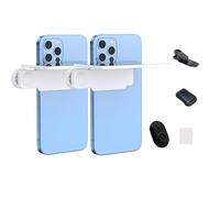 Smart Phone Camera Mirror Reflection Clip Kit, Mirror Effect Lens - Capture Stunning Reflections Instantly, Suitable for All Phones.. (White,Bluetooth model*2pc)