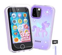 Smart Phone per bambini, regalo di compleanno di Natale per bambini 3 4 5 6 7 8 anni, touchscreen da 3,5 pollici, giocattoli per bambini dai 3 agli 8 anni, doppia fotocamera, lettore musicale, gioco