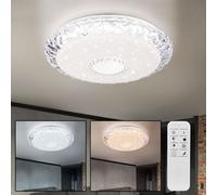 Smart Plafoniera Cielo Stellato Dimmerabile LED Cct Telecomando Kristallleuchte [EEK: F]