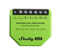 SMART PLUG SHELLY Dimmer Gen3 - WiFi 2.4 GHz, Controllo remoto, Compatibile con Alexa e Google