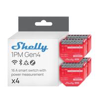 Smart Plug Shelly Shelly 1Pm Gen4 4-Pack Wi-Fi 230 V 16 A (4 Units) NUOVO