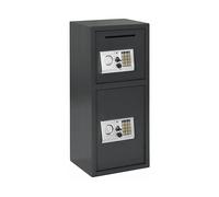 SMART PLUG VIDAXL 42011318 - Serratura elettronica, doppio scomparto, acciaio, design compatto