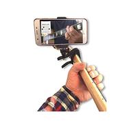Smart-Po Capotasto per chitarra per smartphone, compatibile con Android e iPhone, morsetto per paletta, supporto per cellulare, supporto per musicisti, chitarre elettriche o acustiche