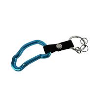 Smart Portachiavi Moschettone Blu Originale Mercedes Acciaio Inox B67993592