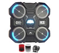 Smart Punching Target with Music - Wall-Mounted Boxing Pad with Gloves | Innovative Boxing Training Equipment for Gym, Work Area, Bedroom, Living Room, Fitness Reflex Training, and Stress Relief