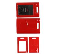 Smart Remote Key Fob Shell compatibile con Corvette C6 C7 Key Fob Cover per portachiavi, telecomando auto (rosso)