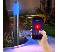 Smart RGB LED Base Lampada Presa Esterno Giardino Dimmerabile Google Alexa