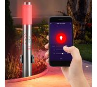 Smart RGB LED Base Lampada Presa Esterno Giardino Dimmerabile Google Alexa