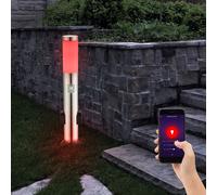 Smart RGB LED Esterno Supporto Lampada Sensore di Movimento Prese Google Alexa
