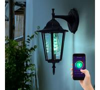Smart RGB LED Luce da Parete Alexa Google Terrazzi Lanterna Facciate Lampada [EEK: G]