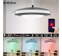 Smart RGB LED Pendolo Coprire Lampada Regolatore Giorno Luce Timer App Appesa
