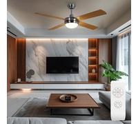 Smart RGB LED Soffitto Ventilatore Alexa Google Lampada Regolatore Telecomando [EEK: F]