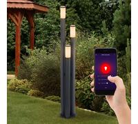 Smart RGB LED Supporto Lampada Dimmerabile Esterno Giardino a Faretto App Google [EEK: G]