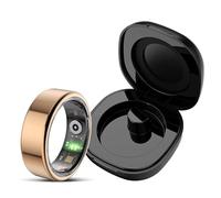 Smart Ring Android Smarring for Herren Damen Fitness Tracker Ring Sonntracker Smartring Fitness Ring Contapassi Fitness Tracker Fitness Tracker IOS Frequenza Cardiaca Sport Anello Salute Nero Oro Rosa