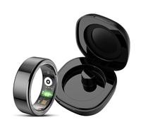 Smart Ring Android Smarring for Herren Damen Fitness Tracker Ring Sonntracker Smartring Fitness Ring Contapassi Fitness Tracker Fitness Tracker IOS Frequenza Cardiaca Sport Anello Salute Nero Oro Rosa