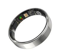 Smart Ring con Impermeabilità 50M e Batteria 5-7 Giorni | Bluetooth 5.3, monitoraggio della salute in tempo reale, acciaio inossidabile resistente, multifunzionale per lo sport,