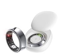 Smart Ring Contapassi Fitness Tracker Anello Fitness Tracker Android IOS Anello Smarracker per Uomo Donna Monitoraggio Cardiofrequenzimetro Attività Sport Smartring Anello Fitness Nero Grigio Oro