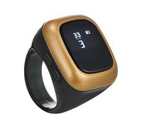 Smart Ring Counter - Contatore digitale per preghiera, contatore digitale Tasbeeh, sveglia contatore dito, contatore portatile per dita, promemoria tempo per preghiera e sveglia