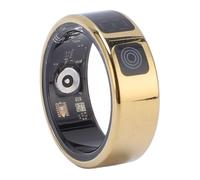 Smart Ring Health Tracker per Women & Men - IP68 Anelli di Fitness a Prova di Acqua con Touchscreen a LED, Frequenza Cardiaca, Monitoraggio del Sonno, più modalità Sportive - Oro