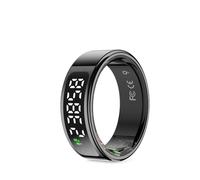 Smart Ring Prixton Orbyt Touch in acciaio inossidabile con touchscreen e monitoraggio della salute di 7 giorni