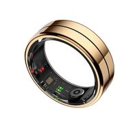 Smart Ring with GestureControl Heart Rate Blood Oxygen Monitor Sleep Stress Detection Multisport Modes Fitness Tracker,D