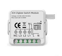 Smart Roller Shutter Switch WiFi Voice App Control(Road 4) | WiFi per zigbee mode, voice via per alexa Google, app remote per access, fits standard wall boxes