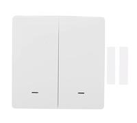 Smart Scene Switch 2 Vie, Controller Elettronico per Luci, Materiale PC Ignifugo Bianco - Installazione Semplice, Funzionamento Stabile, Compatibile ZigBee