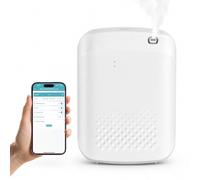 Smart Scent Air Machine, diffusore senza acqua, per oli essenziali, 400 ml | Diffusore di oli essenziali silenziosi con app Bluetooth, montaggio da tavolo e parete, per casa, negozio, hotel, ufficio