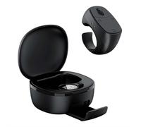 Smart Scrolling Bluetooth Remote R-ing - Mouse multifunzione per selfie, registrazione video, e-book e altro ancora, funziona con PC, laptop, cellulare e tablet, colore: nero