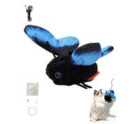 Smart Sensing Flapping Butterfly Toy for Cats Rechargeable Interactive