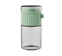 Smart - Set di bottiglie dosatrici con meccanismo di erogazione One Touch 0 5 g per condimenti come sale e paprika (verde)