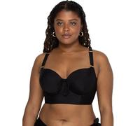 Smart+Sexy - Costume da bagno da donna, a busto, con ferretto - Nero - 5E