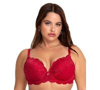 Smart & Sexy Donna Push-Up Reggiseno - Rosso - 5D