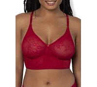 Smart & Sexy Longline Bralette Reggiseno, Opaque, No No Red (Smooth Lace), L Donna