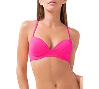 Smart & Sexy Swim Secret Convertible Push Up Bikini Top - Rosa - 3D (Taglia Produttore: 34D)