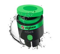 NOUS Presa Zigbee, Presa Intelligente da Esterno IP44, Presa con Contatore, Compatibile con Accessori Alexa, Dispositivi Smart Home, Google Home, Smart Life, 2MQTT, 16A