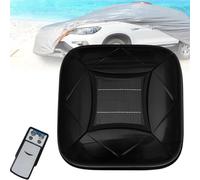 Smart Solar Car Cover with Remote Control & Anti-Theft Alarm | 10s Quick Open, Waterproof & Sunproof Full Exterior Cover - Fits Sedans, SUVs & MPVs(Black,3XXXL)