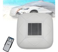 Smart Solar Car Cover with Remote Control & Anti-Theft Alarm | 10s Quick Open, Waterproof & Sunproof Full Exterior Cover - Fits Sedans, SUVs & MPVs(White,3L)