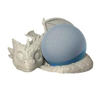 Smart Speaker Table Stand - Dragon Shaped Holder | 20.5x19.1x9.4cm 3D Printed Artistic Stand, Musical Equipment Support For Music Lovers Teens Girls Boys Adults And Home Decor